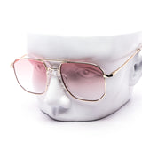 12 Pack: Sleek Gradient Modern Aviator Bridge Wholesale Sunglasses