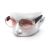 12 Pack: Luxury Tear-Oval Metal Accent Fashion Wholesale Sunglasses