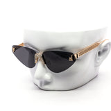 12 Pack: Glamorous Rhinestone Super Cat-Eye Wholesale Sunglasses