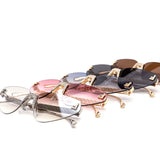 12 Pack: Glamorous Rhinestone Super Cat-Eye Wholesale Sunglasses