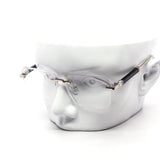 12 Pack: Luxe Rimless Clear Square Wholesale Eyeglasses