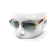 12 Pack: Luxe Rimless Gradient Wholesale Sunglasses