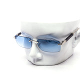 12 Pack: Luxe Rimless Gradient Wholesale Sunglasses