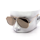 12 Pack: Modern Angled Aviator Wholesale Sunglasses