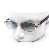 12 Pack: Luxe Serpent Temple Rectangle Hybrid Wholesale Sunglasses