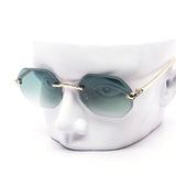 12 Pack: Luxe Octagon Cut Gradient Panther Wholesale Sunglasses