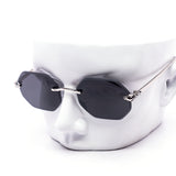 12 Pack: Luxe Octagon Cut Gradient Panther Wholesale Sunglasses
