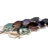 12 Pack: Luxe Octagon Cut Gradient Panther Wholesale Sunglasses