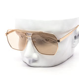 12 Pack: JetTheory Aviator Retro Gradient Metal Sunglasses Wholesale