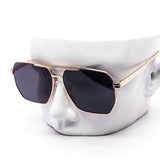 12 Pack: JetTheory Aviator Retro Gradient Metal Sunglasses Wholesale