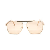 12 Pack: JetTheory Aviator Retro Gradient Metal Sunglasses Wholesale