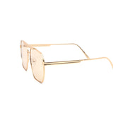 12 Pack: JetTheory Aviator Retro Gradient Metal Sunglasses Wholesale