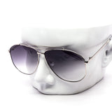12 Pack: Skyline Luxe Gradient Aviator Metal Sunglasses Wholesale