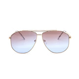 12 Pack: Skyline Luxe Gradient Aviator Metal Sunglasses Wholesale