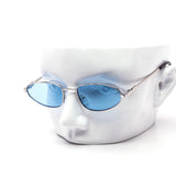 12 Pack: Slim Oval Tinted Wholesale Sunglasses