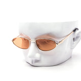 12 Pack: Slim Oval Tinted Wholesale Sunglasses