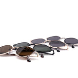 12 Pack: Capri Sharp Hexagon Wholesale Sunglasses