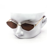 12 Pack: Skinny Hexagon Metal Wholesale Sunglasses