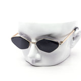 12 Pack: Skinny Hexagon Metal Wholesale Sunglasses