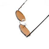 12 Pack: Oval Spring-Hinge Metal Classiy Wholesale Sunglasses