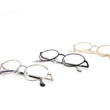 12 Pack: Skinny Oval Metal Blue Light Filtering Wholesale Eyewear
