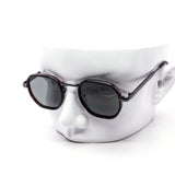 12 Pack: Rounded Hexagon Layered Metal Style Wholesale Sunglasses