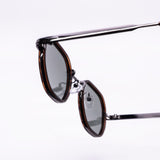 12 Pack: Rounded Hexagon Layered Metal Style Wholesale Sunglasses