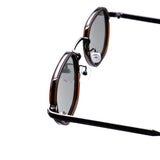 12 Pack: Rounded Hexagon Layered Metal Style Wholesale Sunglasses