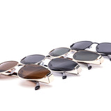 12 Pack: Chunky Modern Metal Classic Wholesale Sunglasses