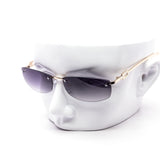 12 Pack: Luxe Rimless Gradient Edge Wholesale Sunglasses