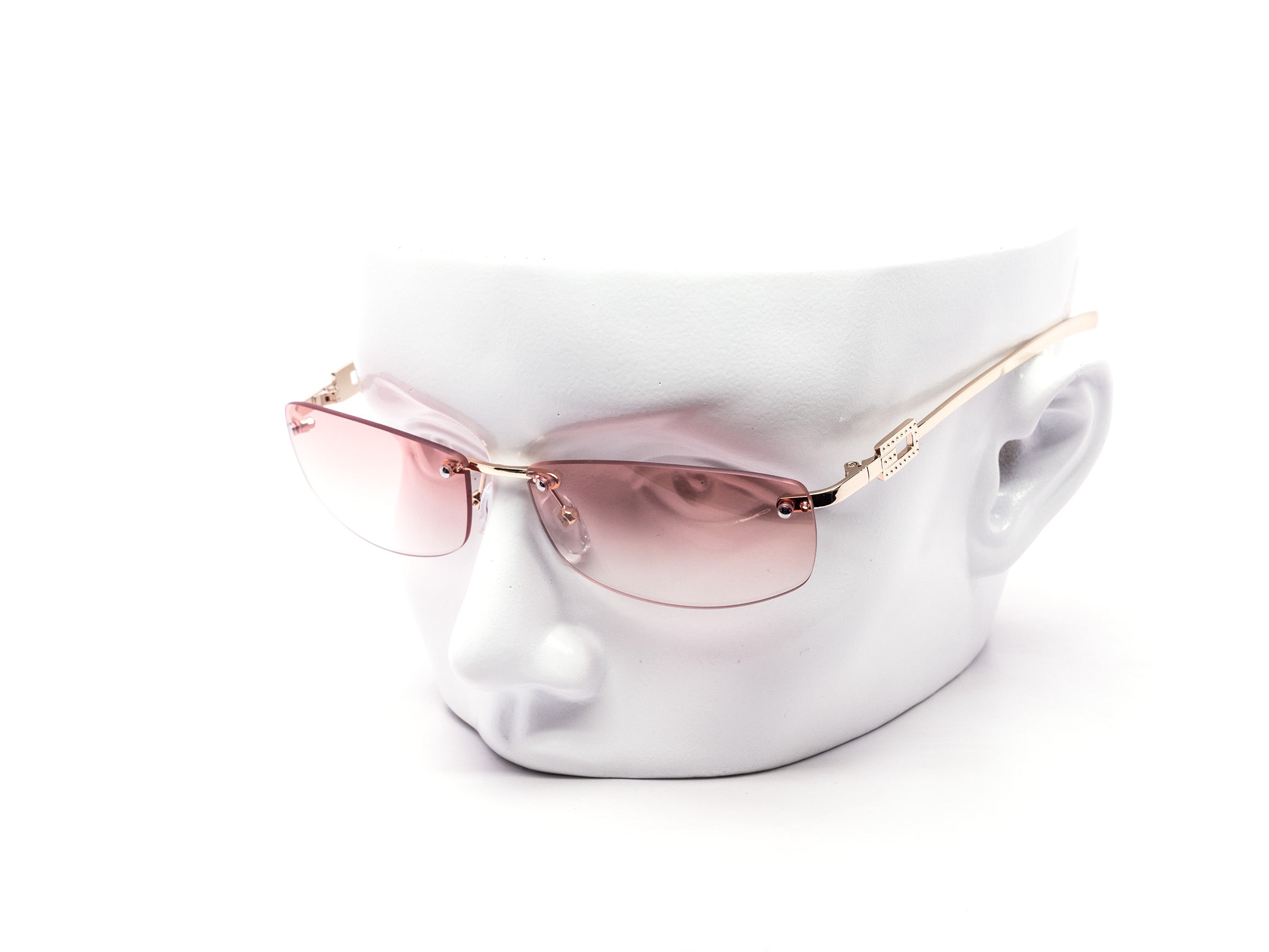 Style Luxe Rimless Rectangular 12 Pack: Luxe Rimless Gradient Edge Wholesale Sunglasses – StillFriday