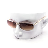 12 Pack: Luxe Rimless Gradient Edge Wholesale Sunglasses
