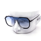 12 Pack: Retro Edge Oversized Gradient Aviator Wholesale Sunglasses