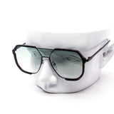 12 Pack: Retro Edge Oversized Gradient Aviator Wholesale Sunglasses