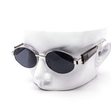 12 Pack: Oval Metal Chunk Temple Wholesale Sunglasses