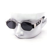 12 Pack: Metal heX Rope Oval Luxe Wholesale Sunglasses
