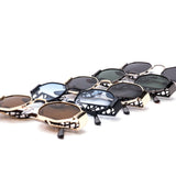 12 Pack: Metal heX Rope Oval Luxe Wholesale Sunglasses