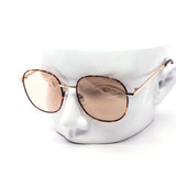 12 Pack: Oversized Retro Round Metal Turtle Mix Wholesale Sunglasses