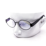12 Pack: Minimal Oval Metal Blue Light Filtering Wholesale Eyeglasses