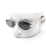 12 Pack: Luxe Ribbon Accent Oval Wholesale Sunglasses