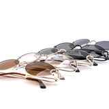 12 Pack: Luxe Ribbon Accent Oval Wholesale Sunglasses