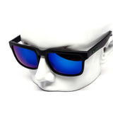 12 Pack: Kush All-black Matte Burnt Mirror Wholesale Sunglasses