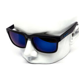 12 Pack: Kush All-black Matte Burnt Mirror Wholesale Sunglasses