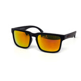 12 Pack: Kush All-black Matte Burnt Mirror Wholesale Sunglasses