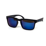 12 Pack: Kush All-black Matte Burnt Mirror Wholesale Sunglasses