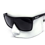 12 Pack: KUSH Oversized All-Matte-Black Assorted Logo Wholesale Sunglasses