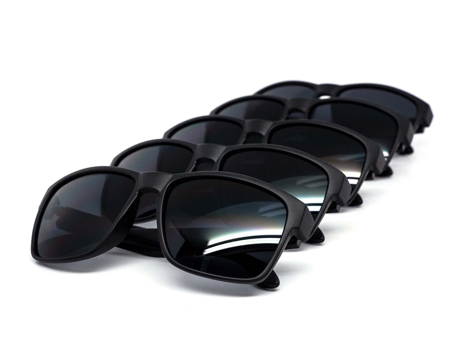 12 Pack: Classy Lifestyle Kush Matte Black Wholesale Sunglasses