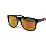 12 Pack: Kush All-black Burnt Mirror Rider Wholesale Sunglasses