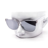 12 Pack: Minimalist Gold Accent Color Mirror Wholesale Sunglasses