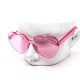 12 Pack: Heart Polycarbonate Full Color Wholesale Sunglasses